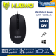 เมาส์ USB Optical Mouse NUBWO+B87 รุ่น NM-153 สี Black