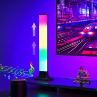 Sound Lights Pickup LED Light USB RGB Night Lamp Voice Activated Music Rhythm Ambient Light App Control For Bedroom Bar Party