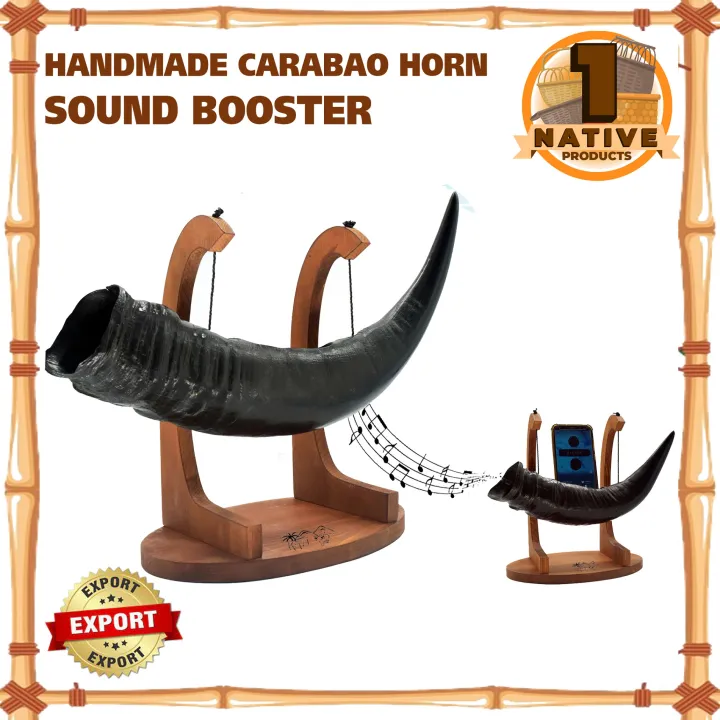 1NativeProducts Carabao Horn Sound Booster Real Native Carabao Horn Multipurpose Sound