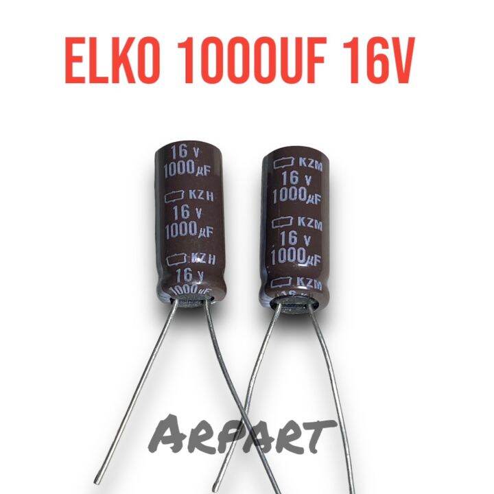 Condensateur 1000uF 16V ±20% 10X13mm électrolytique | Condensateurs Tunisie