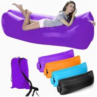 sell well feytu308 - / Nflatable Lounger Air โซฟา Lounger แบบพกพากันน้ำ Anti Air Leaking อุปกรณ์ตั้งแคมป์ Inflatable Beach เก้าอี้เดินป่า Seaside