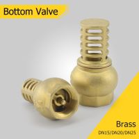 1/2 3/4 1 Brass Bottom Valve BSP Female Thread Foot Valve BSP Female Thread For Water Oil Pump DN15 DN20 DN25 Strainer Filter