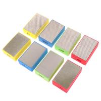 Diamond Polishing Pad Hand Pads Block For Ceramic Tile Marble Glass Grinding Tool 90x55mm 60/100/200/400 Full frosted