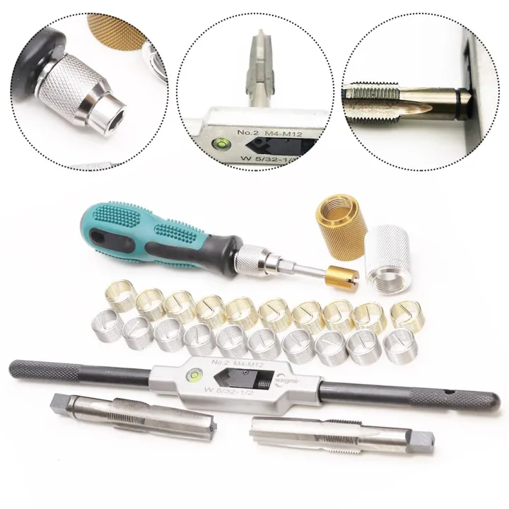 Bike Thread Repair Tool Kit 1Set 9/16 Inch Accessories Crank Arm Pedal