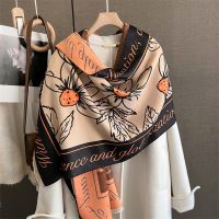 ☾✇ Luxury Print Cashmere Scarf Women Female Winter Warm Bufanda Shawl New Wraps 2023 Thick Pashmina Blanket Travel Poncho Stoles