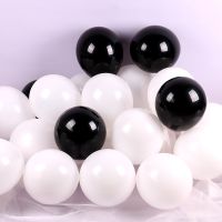 5"10"12" White Black Latex Balloons Birthday Party DIY Golobs Arch Wedding Bridal Decorations Baby Shower Balons Toy Ball Balloons