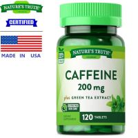 Nature’s Truth Caffeine 200 mg + Green Tea x 120