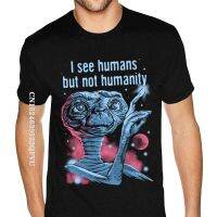 Nice I See Humans But Not Humanity Photo T-Shirt Men Cotton For MenS Plus Size Black Tee Shirt Best Gift