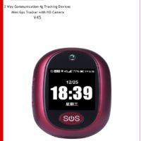 Alzheimer Coll Seniors SOS Button Device GPS 4G Tracker กับกล้อง HD สำหรับคนสูงอายุอุปกรณ์ติดตาม GPS อาวุโส