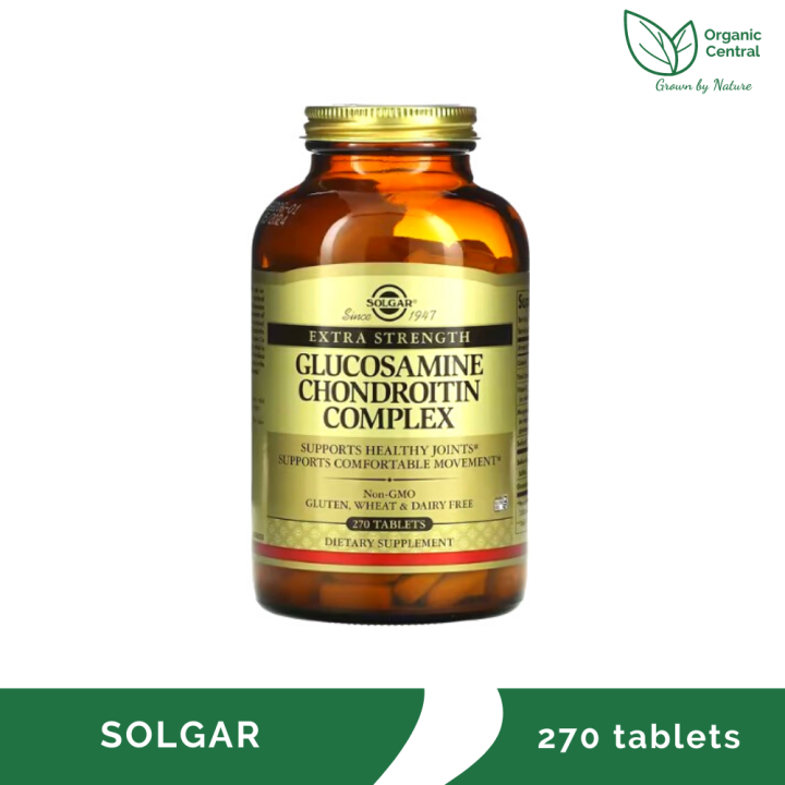 Solgar Extra Strength Glucosamine Chondroitin Complex 270 Tablets