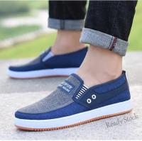 【Ready Stock】 ♗❂ C39 Mens High Quality Canvas Running Shoes Low Top Sport Shoes Youth Casual Shoes Sneakers Size 39-44