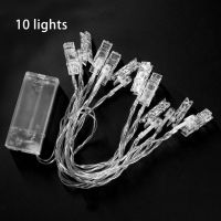 ขาย2M 10 LED Photo Clip สาย LED ไฟแบตเตอรี่ Powered Phote คลิปไฟตกแต่งภายใน,ไฟ LED,สมาร์ทหลอดไฟ,โคมไฟ