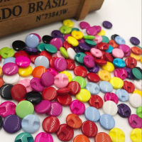 100Pcs 12.5MM Mixed Shank Dyed RESIN Buttons Coat Boots Sewing Clothes Accessories PT83