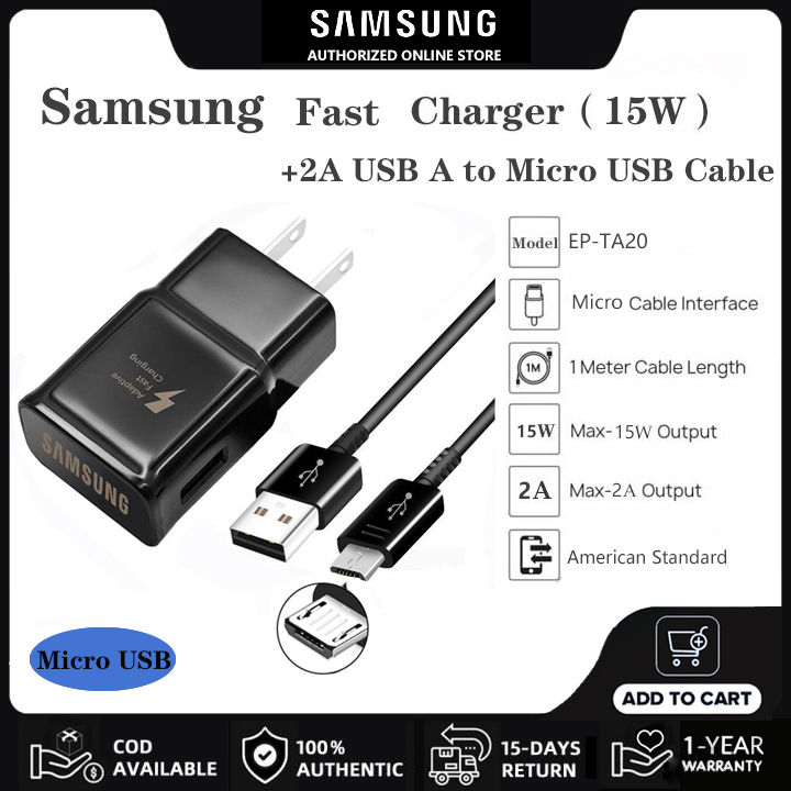 Câble & Chargeur - USB Type C 2A 15W - Samsung