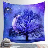 Hot Pin Hanging Cloth Moon Star Tapestry Printing Hanging Picture Tablecloth Beach Towel Wall Decoration Decorative Cloth