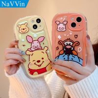 Disney Pooh Cute Air Cushion Protection Phone Cases for OPPO Reno 4 4G 4F 4Z 5 5F 5Z 6 6Z 7 Lite 7Z 8 Pro 8T 8Z Back Cover