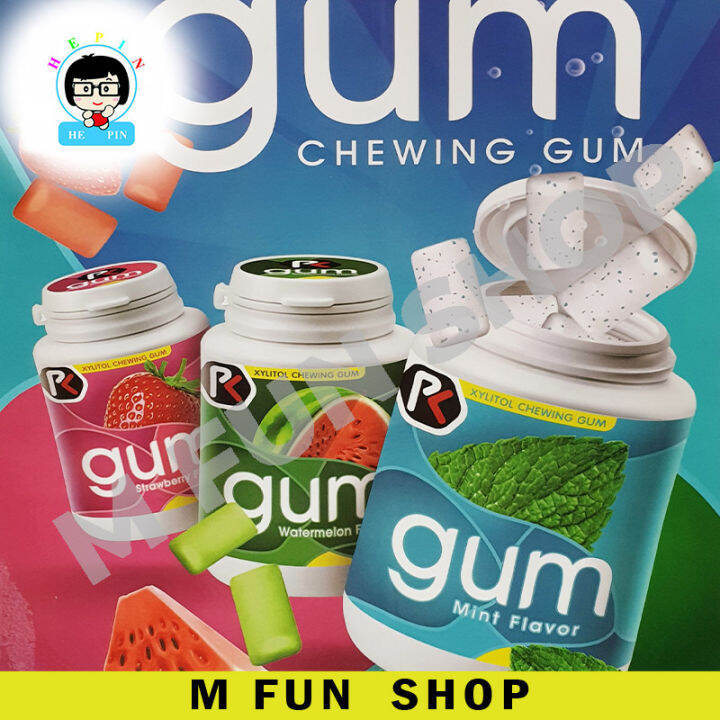 *Not Sugar Free* Halal 40g Fruit Flavor Juicy Xylitol Chewing Gum