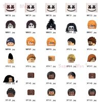 【CW】 Single Famous Person Popular Sports DJ Singer Bands models Figures Head accessories Building Blocks toy for children Series-126