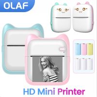 Olaf Portable Mini Printer Bluetooth WiFi New Wrong Question Label Printer Mobile Phone Photo Question Note Hot Thermal Printing Fax Paper Rolls