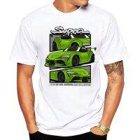 Summer Streetwear Race Cars Lover T-Shirts Novelty Design Green Supra Jdm Car Sport Cars Printed Casual Hip Hop T-Shirt Tops