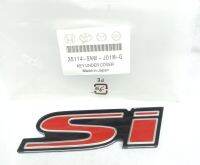SI โลโก้เเดง สำหรับรถยนต์hondaการติดตั้งจะเป็นเเบบเเปะการ์ว