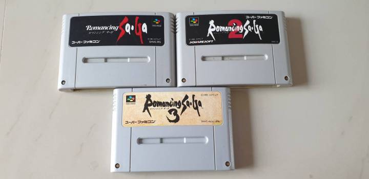 ตลับเกมส์-super-famicom-romancing-saga-รวมครบ-3-ภาคเทสแล้วใช้งานได้ปกติครับ