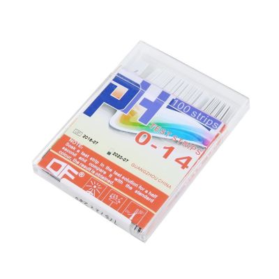 100 Strips 0-14 PH 4 Color Test Paper Alkaline Acid Indicator Meter Roll For Water Urine Saliva Soil Litmus Testing Measuring Inspection Tools
