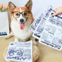 Newspaper dog toys Funny  Paper rubbing sound Small medium chew dog toys Bite resistant Tissue replacement dog Clean teeth toys Toys