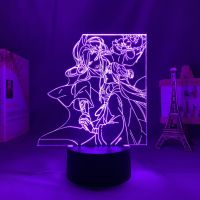 【hot】☾☾  Anime Led Tian Guan Ci Fu for Bedroom Nightlight Birthday Manga Room 3d Lamp Heaven Officials Blessin