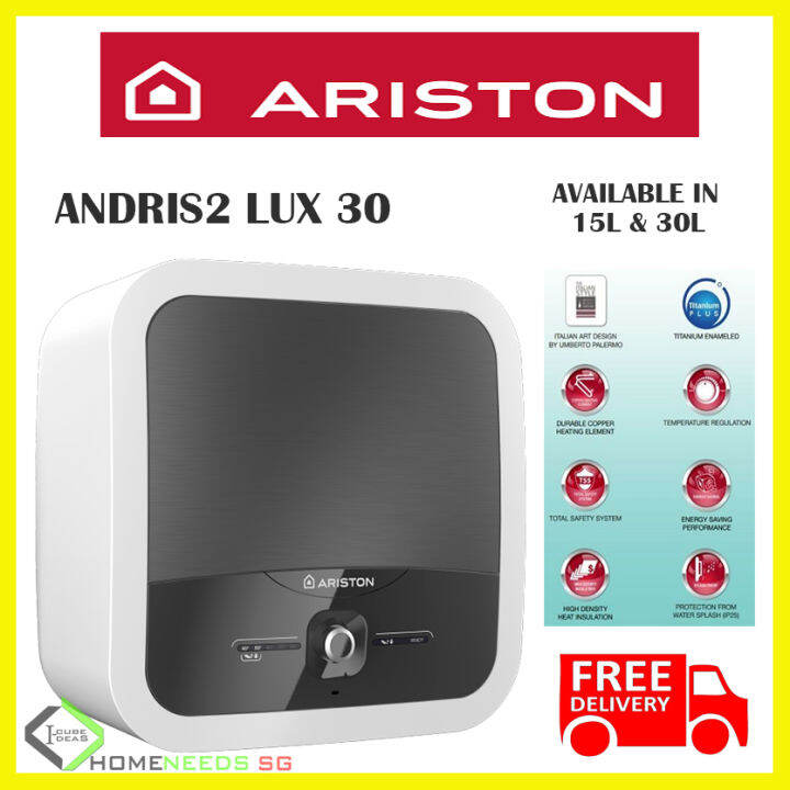 ARISTON ANDRIS2 LUX 30 STORAGE HEATER | EXPRESS FREE DELIVERY | AUTHORIZED  DEALER | Lazada Singapore