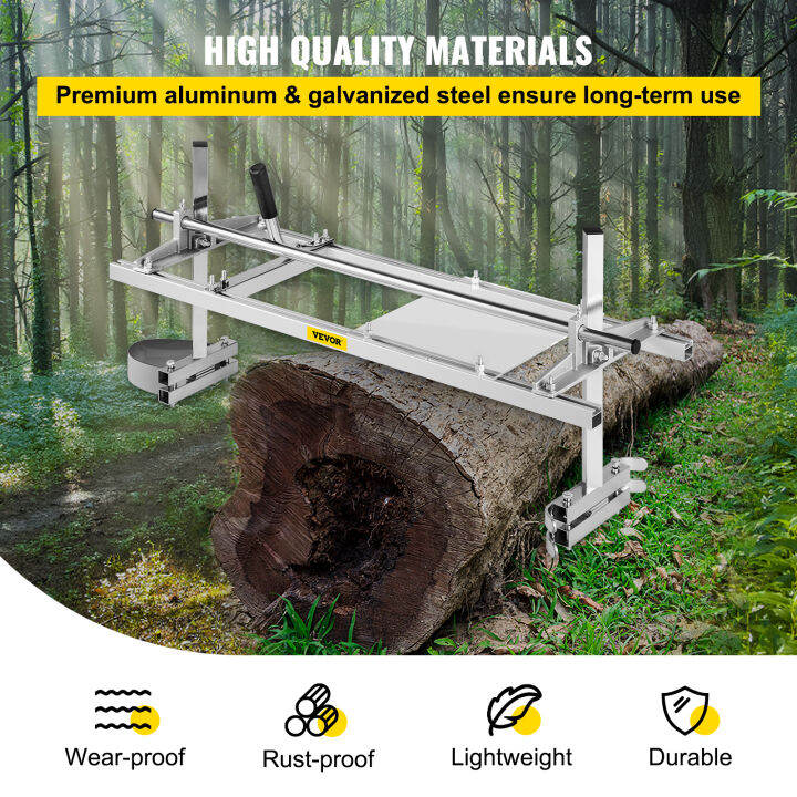 Free shipping Chainsaw Mill Planking Milling 24 36 48 Inch Guide Bar