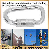 【Clearance】40Cr Steel 45KN D คลิปแขวนหัวเข็มขัด Carabiner สำหรับอุปกรณ์เสริมความปลอดภัยในการปีนเขากลางแจ้ง