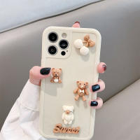 Apple ซิลิโคน Xsmax ขนาด14เคสโทรศัพท์ IPhone 13 Pro ลายการ์ตูนน่ารัก X รวมทุกอย่าง8 Plus สำหรับผู้หญิง12