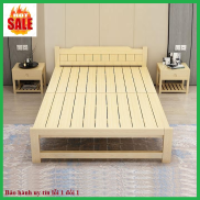 Giường ngủ - Giường ngủ gỗ thông gấp gọn, kích thước 80x195cm, tặng kèm đệm