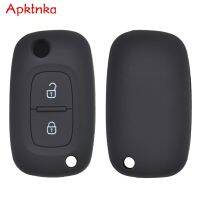 wenminr Apktnka Car Key Cover Case For Renault Modus Clio Megane Kangoo 2017 2018 Auto 2 Buttons Flip Fold Remote Key Protector Holder