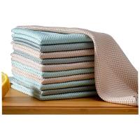 Kitchen Oil Proof Dish Towel Wiping Rags Reusable Microfiber Lint Free Dish Towels Multifunctional Oil Wiping Cleaning Clothes Dish Cloth  Towels