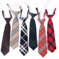 เนคไท เน็คไท สำหรับผู้หญิง Women Neck Tie for Christmas Cotton Boys Girls Ties Slim Plaid Necktie For Gifts Casual Novelty Tie Rubber Neckties