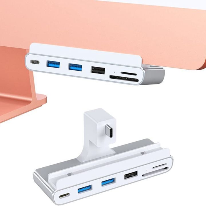 6-in-1-type-c-usb-c-hub-tf-sd-docking-station-for-imac-ipad-hub-docking-station-usb-c-for-laptops-support-sd-tf-card-laptops-aceessories