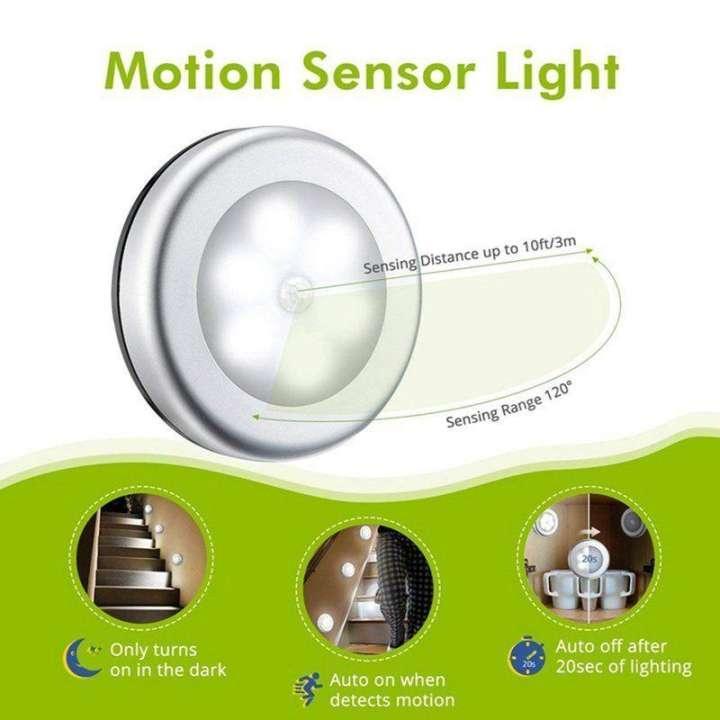 led-motion-sensor-4ชิ้น-cool-white-สีขาวใส-ไฟเซ็นเซอร์-เปิด-ปิดอัตโนมัติ-ขายดีในอเมริกา