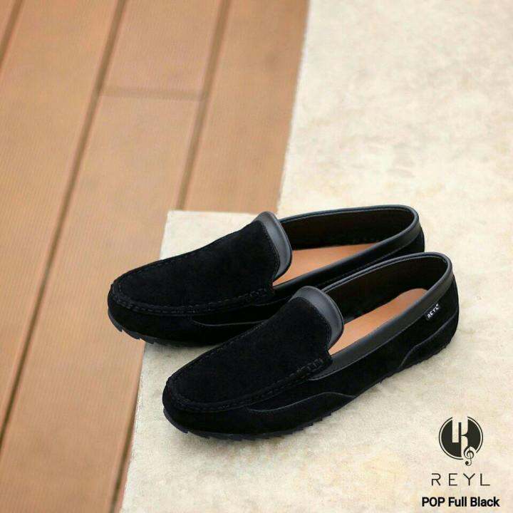 Sepatu casual pria hot sale slip on loafers kerja