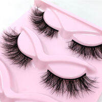 Freeshipping 5คู่3D ขนตาปลอมขนตา Faux Mink ขนตาใหญ่ Fairy หนา Curly Fake Lashes Extension Maquiagem