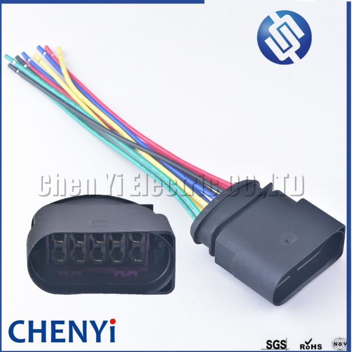 special-offers-10-pin-3-5mm-auto-waterproof-connector-1j0973735-temp-sensor-plug-deflation-valve-halogen-headlights-plug-6r0973735-with-wire