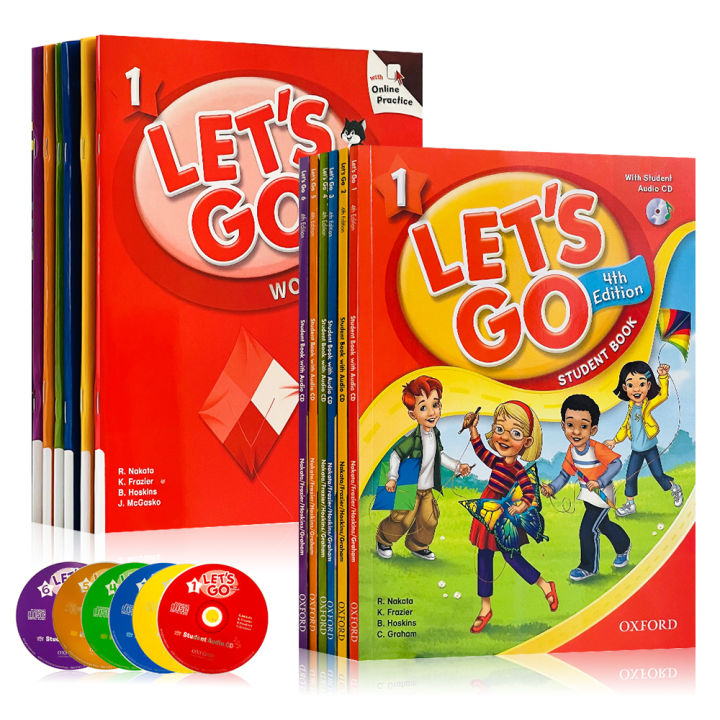 แบบฝึกหัดภาษาอังกฤษ Oxford LET'S GO 4th Edition Student Book + Workbook ...