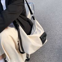 Large-Capacity Girls Shoulder Bag New Style Fashionable All-Match Messenger Niche Simple Commuter Tote Temperament Side Backpack 【AUG】