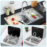 Foldable Kitchen Faucet 360 Dgree Rotation Sink Water Tap Single Handle Cold &amp; Hot Water Mixer Copper Faucet for RV Boat
