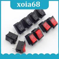 xoia68 Shop 5pcs 2 Pin On-off  Boat Rocker Switch Push 6A/250VAC 10A 125VAC 15*21mm Button for Car Dash Dashboard Truck RV ATV Home