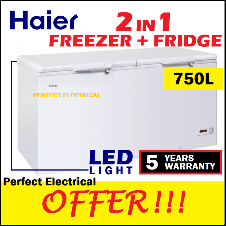 Haier BD788HP Chest Freezer 750L R600a 2 in 1 Convertible Fridge