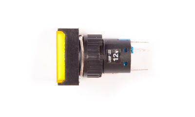 SPST Maintained switch 220V 3A(Square Yellow) - COSW-0407