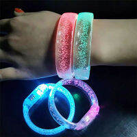 สร้อยข้อมือเรืองแสง Led สร้อยข้อมือ Light Up พรรค P Rop แฟลชกำไลข้อมือสำหรับคอนเสิร์ตเทศกาลภาคีกิจกรรมกลางคืน