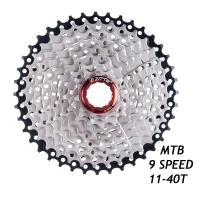 ZTTO Flywheel Sprocket 9 Speed Cassette 11-40 T Wide Ratio Freewheel Bike MTB Bicycle Cassette Flywheel Sprocket Parts